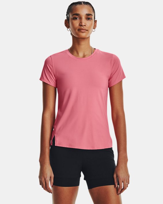 Women's UA Iso-Chill Laser T-Shirt, Pink, pdpMainDesktop image number 0